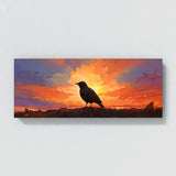 Starling Fiery Sky Silhouette 6