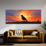 Starling Fiery Sky Silhouette 6