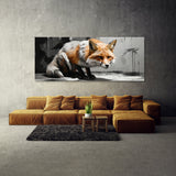 Fox Elegant Monochrome Form 128