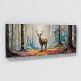 Deer Colorful Forest Fragments 124