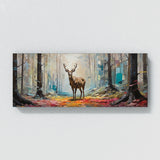 Deer Colorful Forest Fragments 124