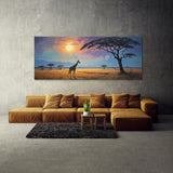 Giraffe Savanna Twilight Journey 72