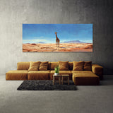Giraffe Solitary Desert Journey 28