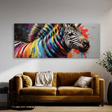 Zebra Colorful Stripes 129