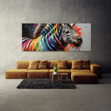 Zebra Colorful Stripes 129