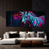 Zebra Neon Safari Night 122