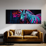 Zebra Neon Safari Night 122