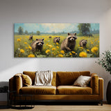 Raccoon Dandelion Whimsy 70