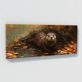 Otter Autumn Pond Serenity 12