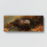 Otter Autumn Pond Serenity 12