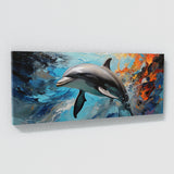 Dolphin Dive Of Color 121