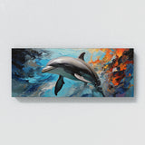 Dolphin Dive Of Color 121