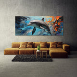 Dolphin Dive Of Color 121