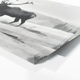 Elk Monochrome Silhouette 90