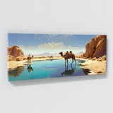 Camel Desert Oasis Reflections 17