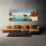 Camel Desert Oasis Reflections 17