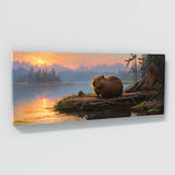Beaver Tranquil Dawn Emergence 16