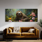 Sloth Floral Peek 8