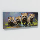 Hyena Playful Cubs Dance 48