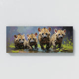 Hyena Playful Cubs Dance 48