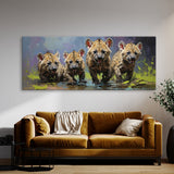 Hyena Playful Cubs Dance 48