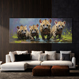 Hyena Playful Cubs Dance 48