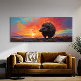 Porcupine Sunset Silhouette 46