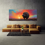 Porcupine Sunset Silhouette 46