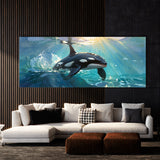 Orca Dappled Ocean Light 23