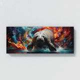 Manatee Dynamic Color Swirl 101