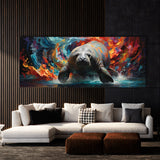 Manatee Dynamic Color Swirl 101