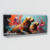 Sea Lion Abstract 100