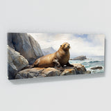 Sea Lion Serene Rocky Perch 48