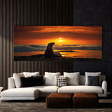Sea Lion Sunset 98