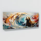 Sea Lion Swirling Waves Symphony 106
