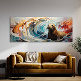 Sea Lion Swirling Waves Symphony 106