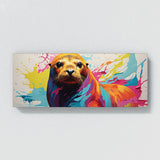 Sea Lion Vibrant Marine Canvas 101
