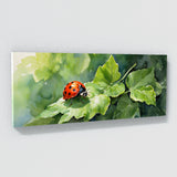 Ladybug Crisp Green Leaf 26