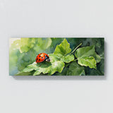 Ladybug Crisp Green Leaf 26