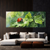 Ladybug Crisp Green Leaf 26
