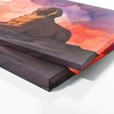 Sphinx Desert Dusk Silhouette 33