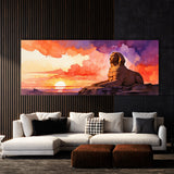 Sphinx Desert Dusk Silhouette 33