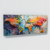 World Map Colorful 50