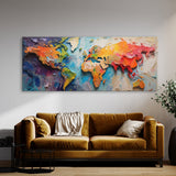 World Map Colorful 50