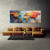 World Map Colorful 50