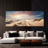 Coastline Oceans Sandy Pathways 75