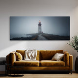 Lighthouse Lone Beacon Fog 78