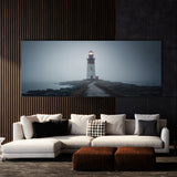 Lighthouse Lone Beacon Fog 78