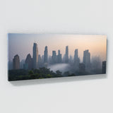 Landscape City Mist Dawn 72