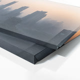 Landscape City Mist Dawn 72